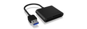 IcyBox Zewnętrzny czytnik kart pamięci USB 3.0, CF, SD, microSD