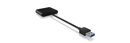 IcyBox Zewnętrzny czytnik kart pamięci USB 3.0, CF, SD, microSD - 526332