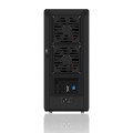 Icy Box Obudowa na 8 dysków 3,5'' SATA I/II/III, USB 3.0, eSATA, JBOD, czarna - 415442