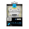 Słuchawki z mikrofonem IBOX X1 BLUETOOTH SHPIX1BT (dokanałowe; Bluetooth; z wbudowanym mikrofonem; kolor żółty - 716923