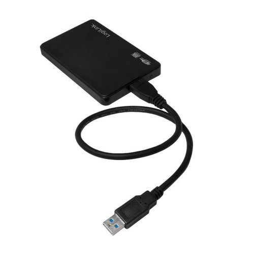 Obudowa na dysk LogiLink UA0256 2,5" SATA, USB3.0, 6.35 cm, czarna - 679027