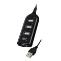 Hub USB VAKOSS TC-234UX 4xUSB 2.0 czarny - 1188211