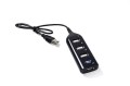 Hub USB VAKOSS TC-234UX 4xUSB 2.0 czarny - 1188212