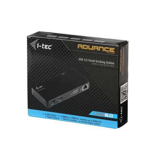 i-tec USB 3.0 Travel Docking Station Advance HDMI VGA Stacja dokująca - 418610