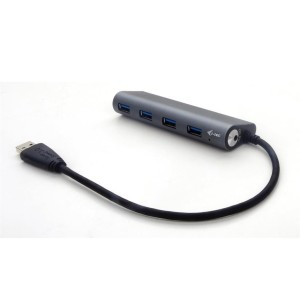 i-tec USB 3.0 Metal Charging HUB 4 port z zasilaczem, 4 porty ładujące USB 3.0
