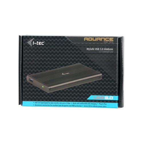 i-tec MYSAFE Advance 2,5'' USB 3.0 AluBasic Obudowa na przenośny dysk twardy - 418378