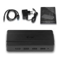 i-tec USB 3.0 Charging HUB 4 port z zasilaczem 1x port ładujący USB 3.0 - 418473