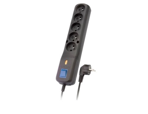 Listwa zasilająca Lestar LV-530W 5W 3m czarna - 752308