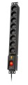 Listwa zasilająca Lestar LXARM  810  3L G-A K.:CZ 3,0M 19"PDU - 752514