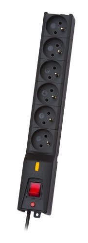 Listwa zasilająca Lestar LX 610 5m czarna - 752336