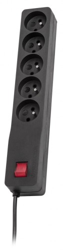 Listwa zasilająca Lestar ZX 510 3m czarna - 752323