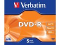 DVD-R Verbatim 4.7GB X16 Matt Silver (5 Jewel Case) - 601900