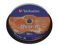 Płyta DVD Verbatim 43523 (4,7GB; 16x; 10szt.; Cake) - 1061225