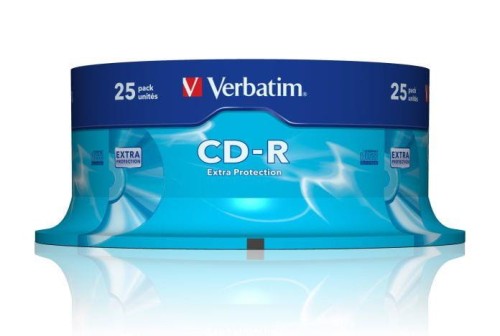CD-R Verbatim 52x 700MB Extra Protection (Cake 25) - 688962