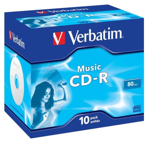 CD-R Verbatim Music 80min (jewel case 10) - 688968