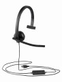 Słuchawki z mikrofonem Logitech USB Headset H570e czarne - 1068322