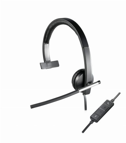 Słuchawki z mikrofonem Logitech USB Headset H650e - 1067980