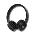 SŁUCHAWKI BEZPRZEWODOWE NAUSZNE Qoltec z MIKROFONEM / Bluetooth /  Super Bass / CZARNE - 717341