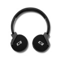 SŁUCHAWKI BEZPRZEWODOWE NAUSZNE Qoltec z MIKROFONEM / Bluetooth /  Super Bass / CZARNE - 717344