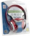 Słuchawki Esperanza EH145R Techno czerwone - 785471