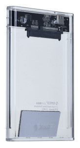 Obudowa na dysk Orico 2139C3-G2-CR-BP SATA 2,5" HDD/SSD USB-C 3.2 10 Gbps