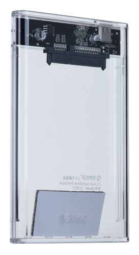 Obudowa na dysk Orico 2139C3-G2-CR-BP SATA 2,5" HDD/SSD USB-C 3.2 10 Gbps - 1017399