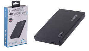 Obudowa na dysk Orico 2588US3-V1-BK-BP SATA, 2,5" USB 3.1 metal czarna