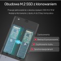 UNITEK OBUDOWA NA DYSK/KLONOWANIE 2XM.2, PCIE/NVME - 1017333