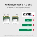UNITEK OBUDOWA NA DYSK/KLONOWANIE 2XM.2, PCIE/NVME - 1017330