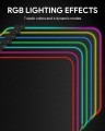 AUKEY KM-P8 RGB GAMINGOWA PODKŁADKA POD MYSZ 45X40 - 1030072