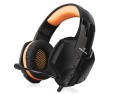 Słuchawki gamingowe REAL-EL GDX-7700 SURROUND 7.1 (black-orange, z wbudowanym mikrofonem) - 1030186