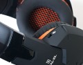 Słuchawki gamingowe REAL-EL GDX-7700 SURROUND 7.1 (black-orange, z wbudowanym mikrofonem) - 1030190