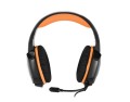 Słuchawki gamingowe REAL-EL GDX-7700 SURROUND 7.1 (black-orange, z wbudowanym mikrofonem) - 1030188