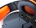 Słuchawki gamingowe REAL-EL GDX-7700 SURROUND 7.1 (black-orange, z wbudowanym mikrofonem) - 1030187