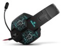 Słuchawki gamingowe REAL-EL GDX-7750 SURROUND 7.1 (black, z wbudowanym mikrofonem) - 1030201