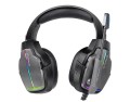 Słuchawki gamingowe REAL-EL GDX-7780 SURROUND 7.1 (black, RGB, z wbudowanym mikrofonem) - 1030235
