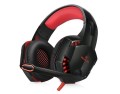Słuchawki gamingowe REAL-EL GDX-8000 VIBRATION SURROUND 7.1 BACKLIT (black/red, z wbudowanym mikrofonem) - 1030176