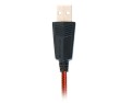 Słuchawki gamingowe REAL-EL GDX-8000 VIBRATION SURROUND 7.1 BACKLIT (black/red, z wbudowanym mikrofonem) - 1030177