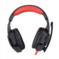 Słuchawki gamingowe REAL-EL GDX-8000 VIBRATION SURROUND 7.1 BACKLIT (black/red, z wbudowanym mikrofonem) - 1030178