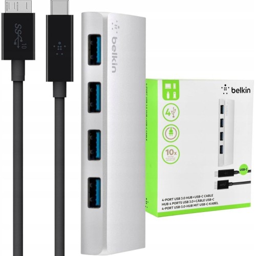 HUB USB-C Belkin F4U088VF 4x USB-A 3.0, 5Gbps - 971752