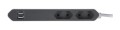 Listwa zasilająca allocacoc PowerBar USB 9102/PB2SEU (1,5m; kolor szary) - 853961
