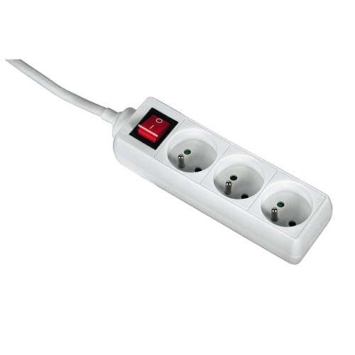 Listwa zasilająca Hama "Standard" 3gn, 3m, biała - 625881