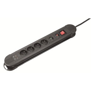 Listwa zasilająca Hama "Midi" 4 gn, 3m + TV