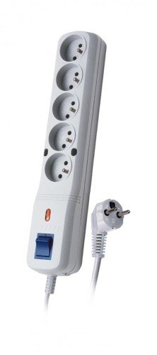 Listwa zasilająca Lestar LF-530WA 5+ 1,5m szara - 975312
