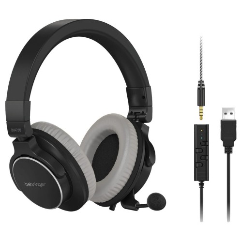 Behringer BH470U - Słuchawki studyjne z mikrofonem i złączem USB - 1314652