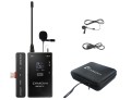 CKMOVA UM100 Kit3 - Pojedyńczy bezprzewodowy zestaw z mikrofonem krawatowym na USB C - 1170164