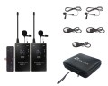CKMOVA UM100 Kit6 - Podwójny zestaw krawatowych mikrofonów bezprzewodowych na lightning - 1170184