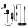 CKMOVA LCM6CD-Podwójny mikrofon krawatowy na USB C - 1214084