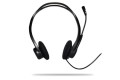 Słuchawki z mikrofonem Logitech OEM PC 960 czarne - 1151742