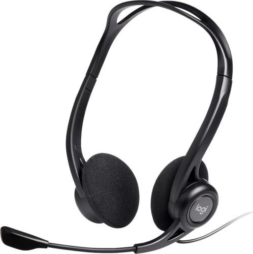 Słuchawki z mikrofonem Logitech OEM PC 960 czarne - 1151742